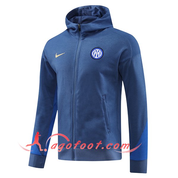 Veste A Capuche Inter Milan Bleu 2024/2025