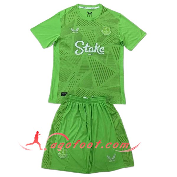 Maillot de Foot Everton Enfant Gardien De But Vert 2024/2025