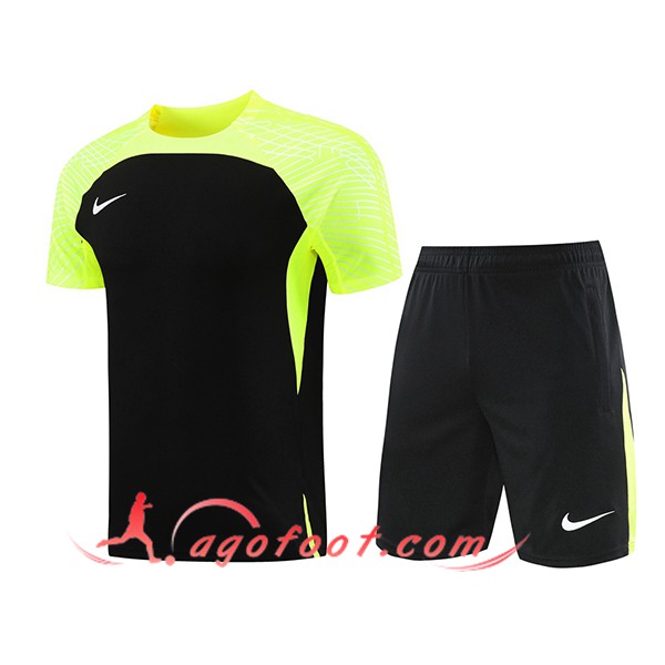 Ensemble Training T-Shirts Nike Noir/Vert 2024/2025
