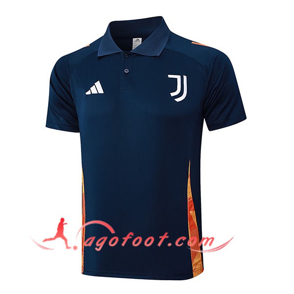 Polo Foot Juventus Bleu Royal 2024/2025