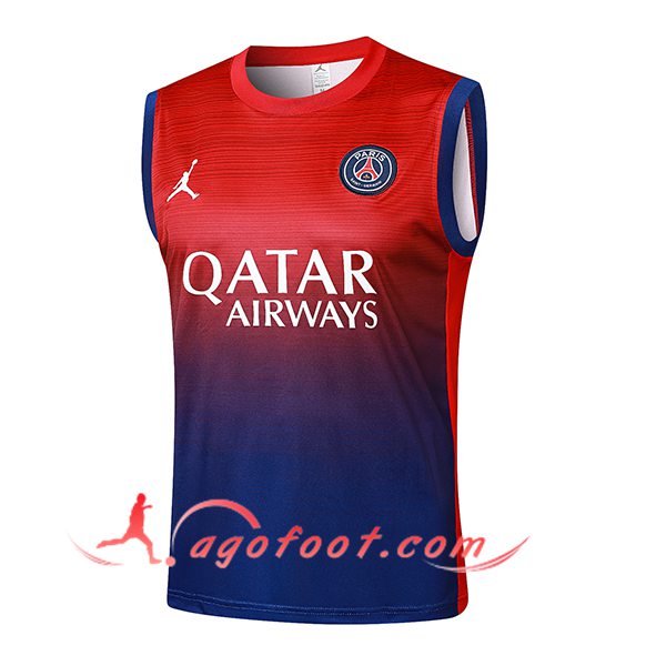 Training Debardeur PSG Rouge/Bleu 2024/2025 -03