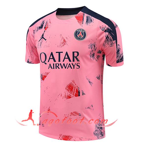 Training T-Shirts PSG Rose/Bleu 2024/2025
