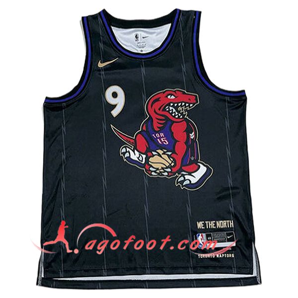 Maillot Toronto Raptors (BARRETT #9) 2024/25 Noir