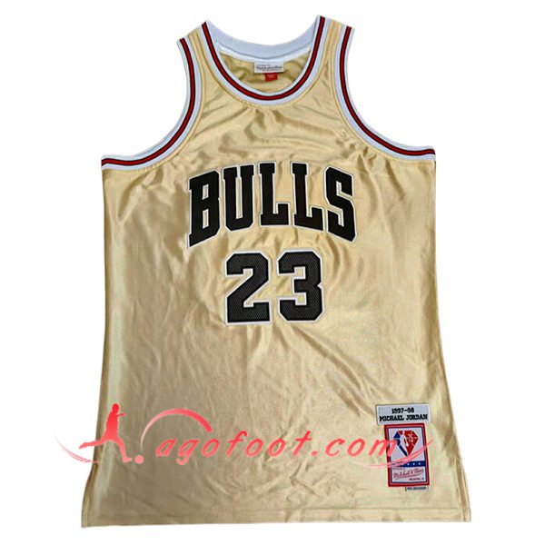 Maillot Chicago Bulls (JORDAN #23) 2024/25 Jaune/Noir