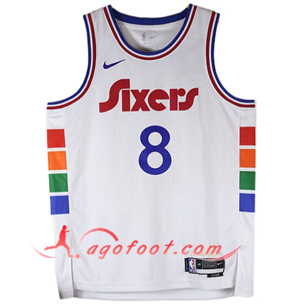Maillot Philadelphia 76ers (GEORGE #8) 2024/25 Blanc