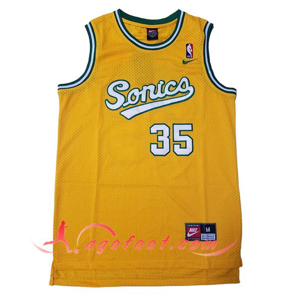 Maillot Oklahoma City Thunder (DURANT #35) 2024/25 Jaune