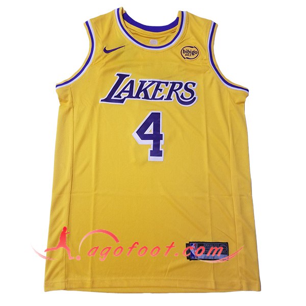Maillot Los Angeles Lakers (KNECHT #4) 2024/25 Jaune