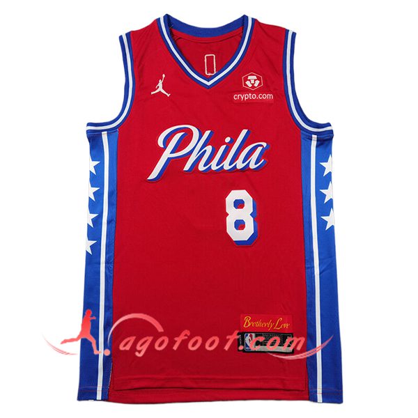 Maillot Philadelphia 76ers (GEORGE #8) 2024/25 Rouge/Bleu
