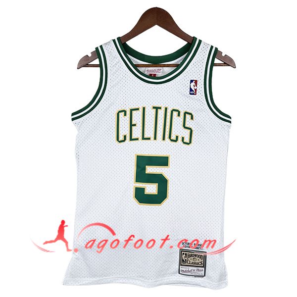 Maillot Boston Celtics (GARNETT #5) 2024/25 Blanc/Vert
