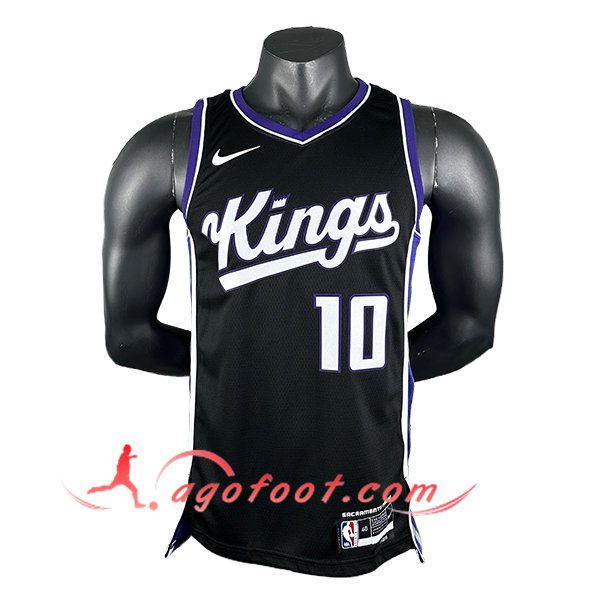Maillot Sacramento Kings (DEROZAN #10) 2024/25 Noir/Blanc/Pourpre