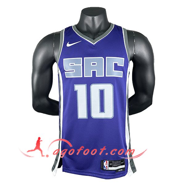 Maillot Sacramento Kings (DEROZAN #10) 2024/25 Pourpre/Blanc
