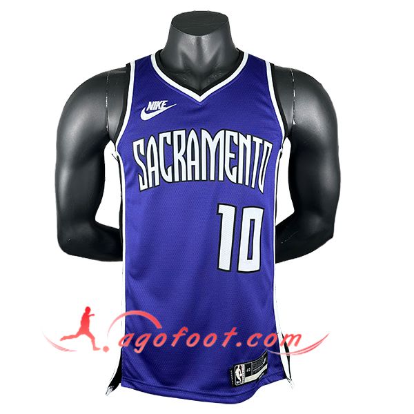 Maillot Sacramento Kings (DEROZAN #10) 2024/25 Pourpre/Blanc -02