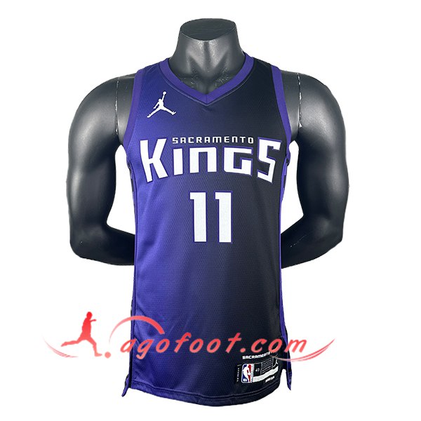 Maillot Sacramento Kings (SABONIS #11) 2024/25 Pourpre/Noir/Blanc