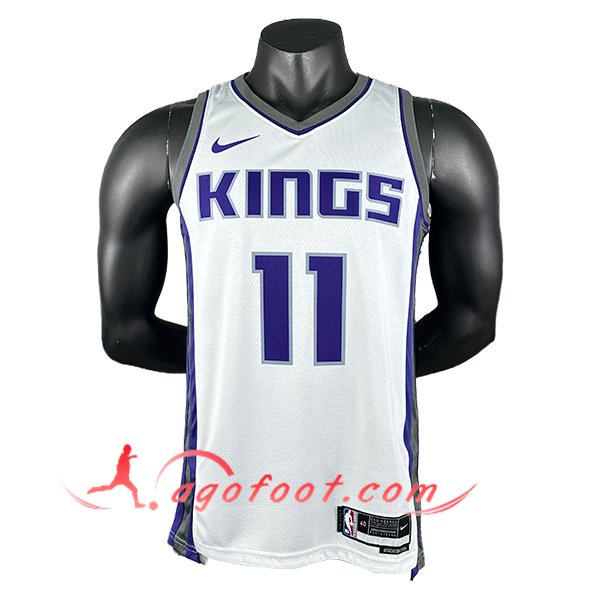 Maillot Sacramento Kings (SABONIS #11) 2024/25 Blanc/Pourpre/Gris