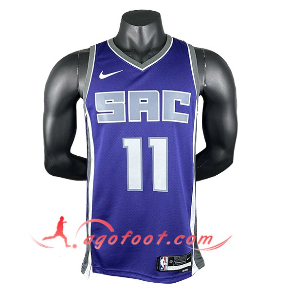 Maillot Sacramento Kings (SABONIS #11) 2024/25 Pourpre/Blanc/Gris