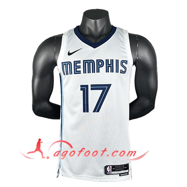 Maillot Memphis Grizzlies (KAWAMURA #17) 2024/25 Blanc/Bleu