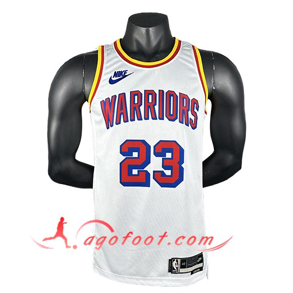 Maillot Golden State Warriors (GREEN #23) 2024/25 Blanc/Rouge