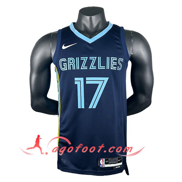Maillot Memphis Grizzlies (KAWAMURA #17) 2024/25 Bleu Foncé
