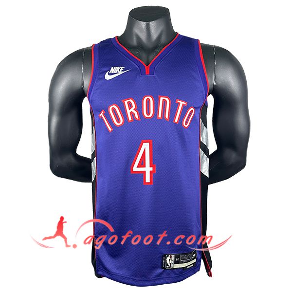 Maillot Toronto Raptors (BARNES #4) 2024/25 Pourpre/Noir