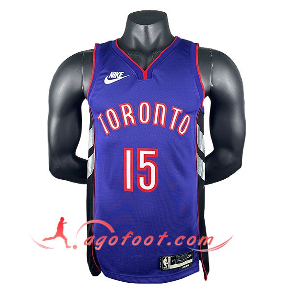 Maillot Toronto Raptors (CARTER #15) 2024/25 Pourpre/Noir