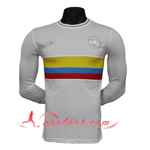 Maillot Equipe Foot Colombie Manches Longues 100th Anniversary Edition 2024/2025