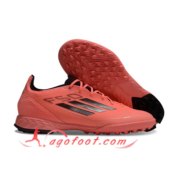 Adidas Chaussures de Foot F50 PRO TF Orange/Noir