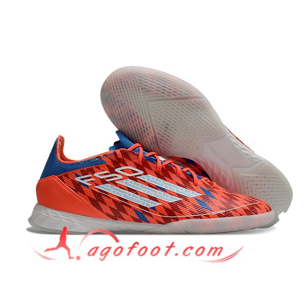 Adidas Chaussures de Foot F50 PRO IC Orange/Bleu