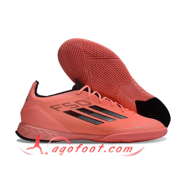 Adidas Chaussures de Foot F50 PRO IC Orange/Noir