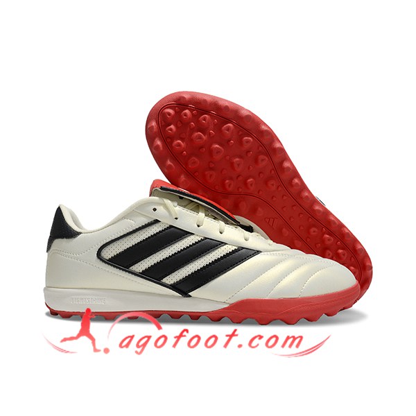 Copa Chaussures de Foot GLORO II TF Beige/Noir/Rouge