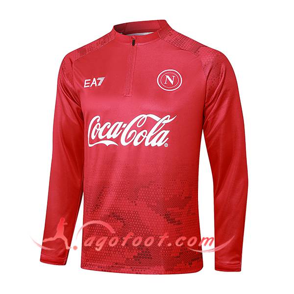 Sweatshirt Training SSC Naples Rouge 2024/2025