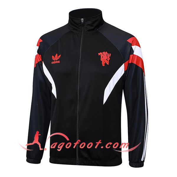 Veste Foot Manchester United Noir/Rouge/Blanc 2024/2025