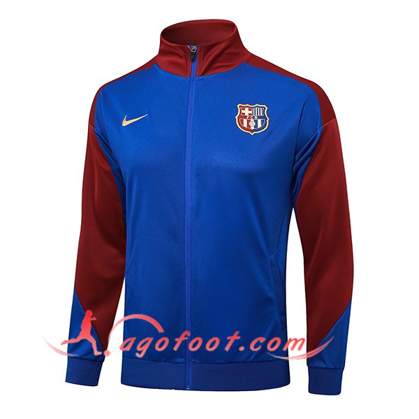 Veste Foot FC Barcelone Bleu/Rouge 2024/2025
