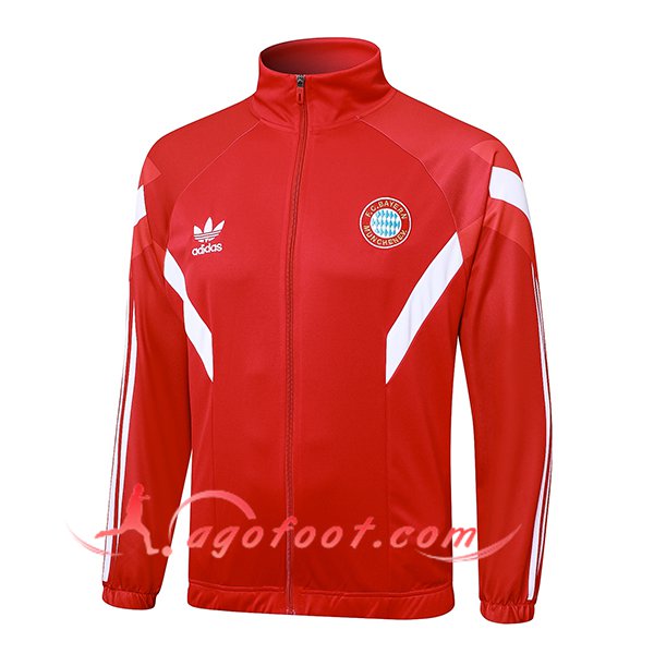 Veste Foot Bayern Munich Rouge/Blanc 2024/2025