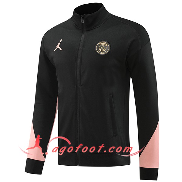 Veste Foot PSG Noir/Rose 2024/2025