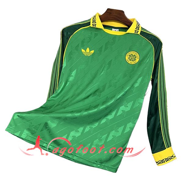 Maillot de Foot Celtic FC Manches Longues Special Edition Vert 2024/2025
