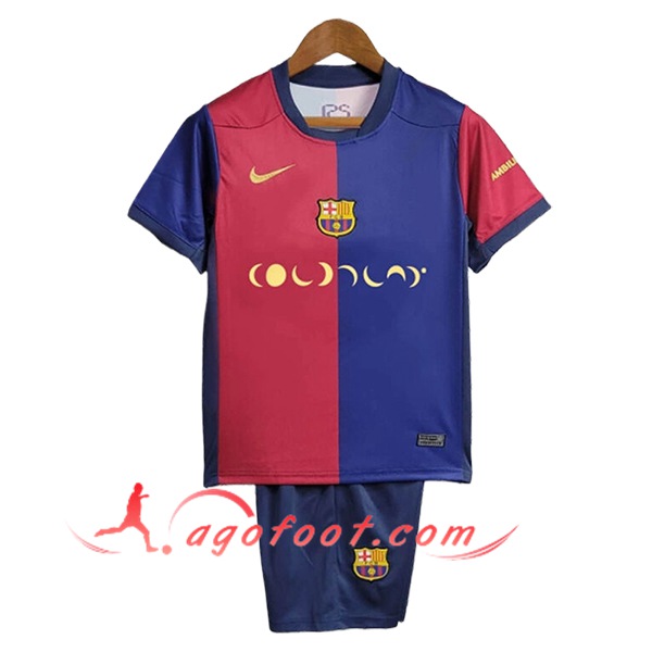 Maillot de Foot Barcelone Enfant x coldplay Domicile 2024/2025