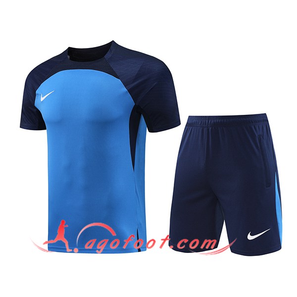 Ensemble Training T-Shirts Nike Bleu 2024/2025 -04