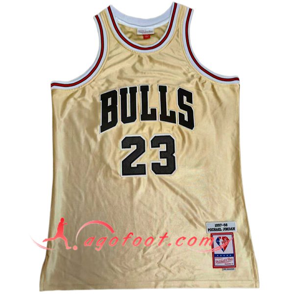 Maillot Chicago Bulls (JORDAN #23) 2024/25 Jaune/Noir -02