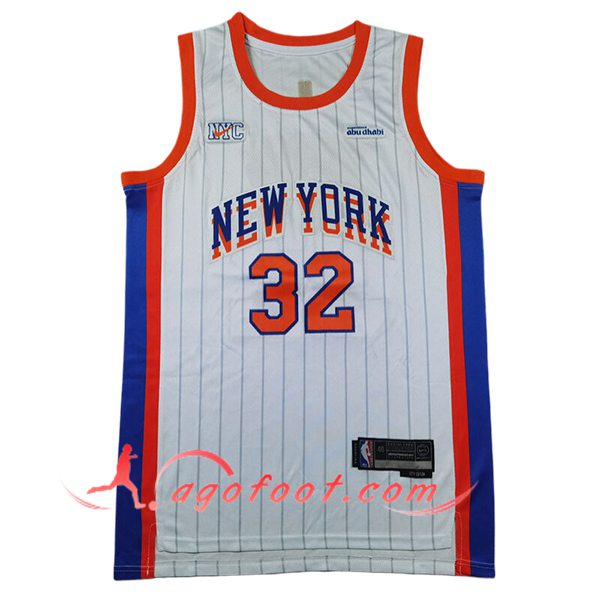 Maillot New York Knicks (TOWNS #32) 2024/25 Blanc/Orange/Bleu