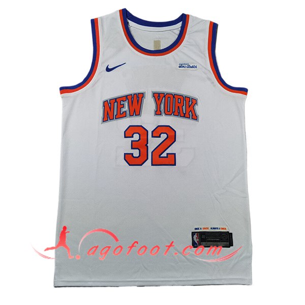 Maillot New York Knicks (TOWNS #32) 2024/25 Blanc/Orange