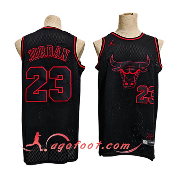 Maillot Chicago Bulls (JORDAN #23) 2024/25 Noir/Rouge -07