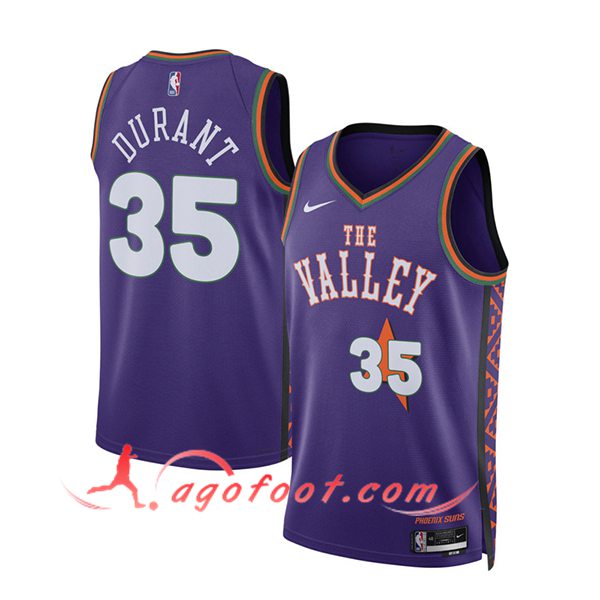 Maillot Phoenix Suns (DURANT #35) 2024/25 Pourpre/Blanc