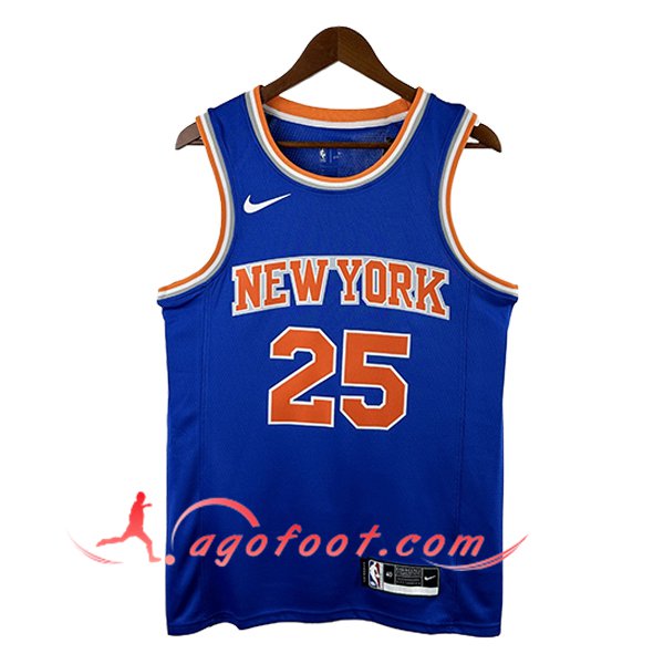Maillot New York Knicks (BRIDGES #25) 2024/25 Bleu/Orange