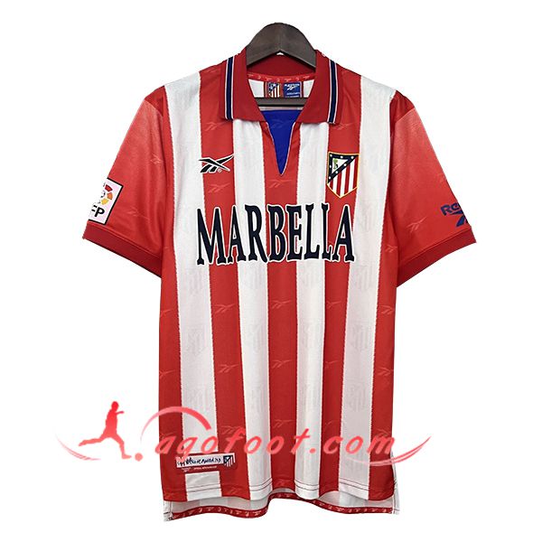 Maillot de Foot Atletico Madrid Retro Domicile 1998/1999