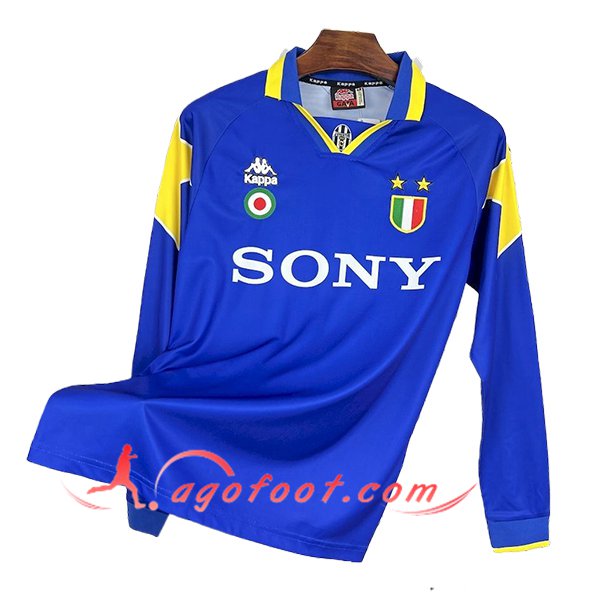 Maillot de Foot Juventus Retro Exterieur Manches Longues 1995/1996