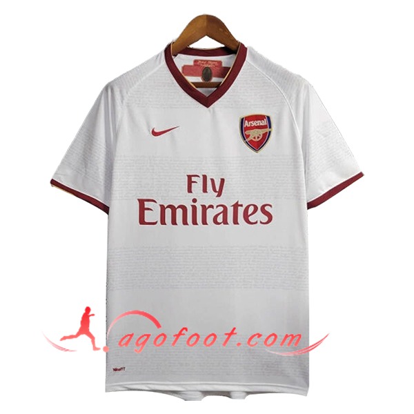 Maillot de Foot Arsenal Retro Exterieur 2007/2008