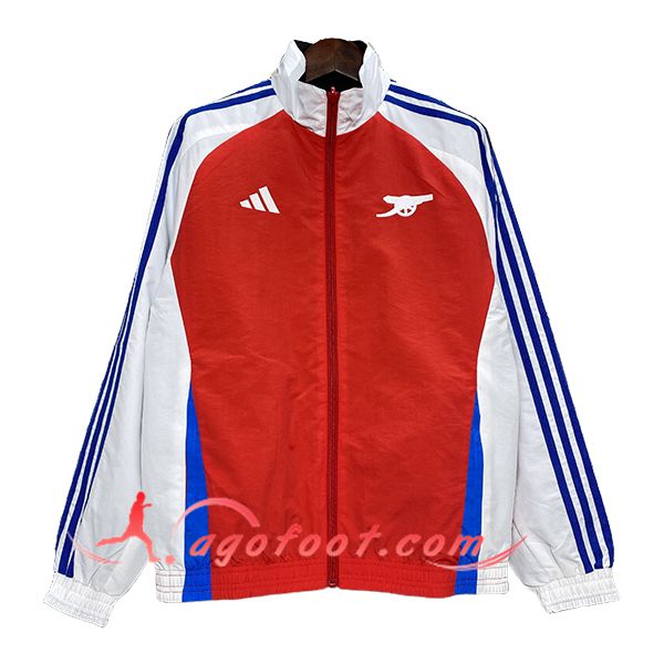 Coupe-Vent Arsenal Rouge/Blanc/Bleu 2024/2025