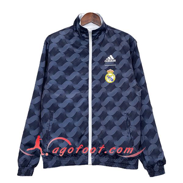 Coupe-Vent Real Madrid Bleu Marine 2024/2025