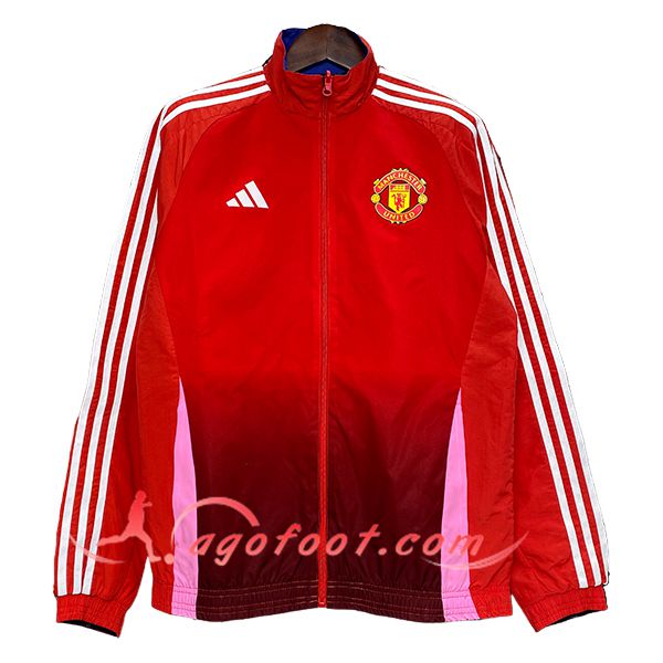 Coupe-Vent Manchester United Rouge 2024/2025 -02
