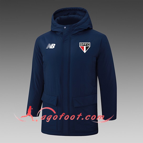 Ensemble Doudoune A Capuche Sao Paulo FC Bleu Royal 2024/2025